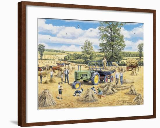 A Family Harvest-Trevor Mitchell-Framed Giclee Print