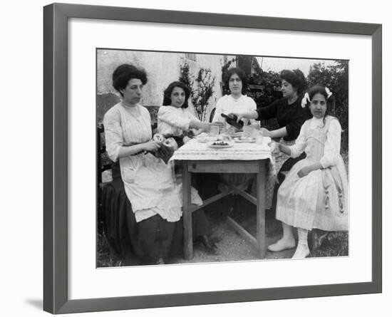 A Family Meal-null-Framed Photographic Print