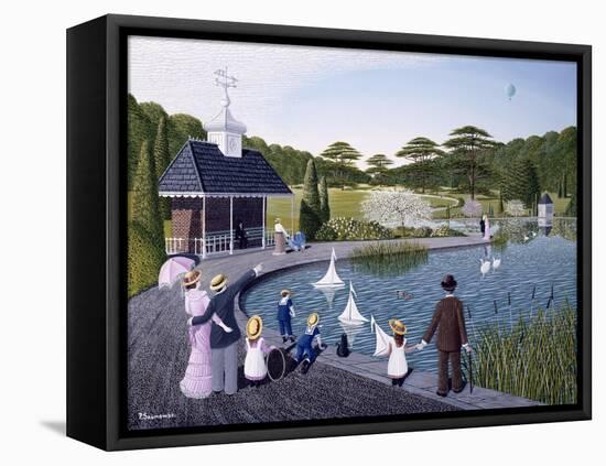 A Family Outing-Peter Szumowski-Framed Premier Image Canvas