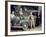 A Family Poses on and around their Plymouth Automobile, Ca. 1953-null-Framed Photographic Print