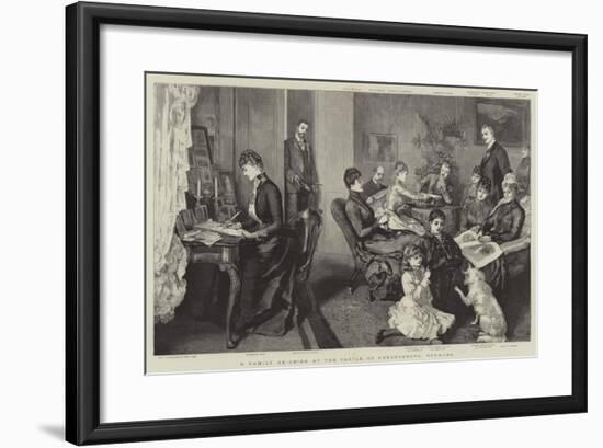 A Family Re-Union at the Castle of Fredensborg, Denmark-null-Framed Giclee Print