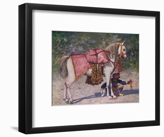 'A Famous Led Horse in the Retinue of the Rao of Cutch', 1903-Mortimer L Menpes-Framed Giclee Print