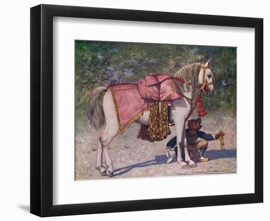 'A Famous Led Horse in the Retinue of the Rao of Cutch', 1903-Mortimer L Menpes-Framed Giclee Print