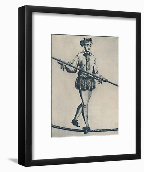 'A Famous Tight-Rope Walker of the Seventeenth Century', 1942-Unknown-Framed Giclee Print