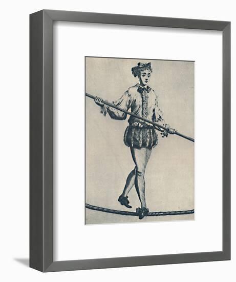 'A Famous Tight-Rope Walker of the Seventeenth Century', 1942-Unknown-Framed Giclee Print