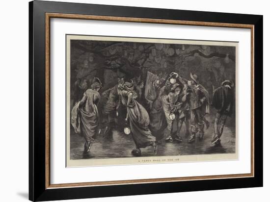 A Fancy Ball on the Ice-Arthur Hopkins-Framed Giclee Print