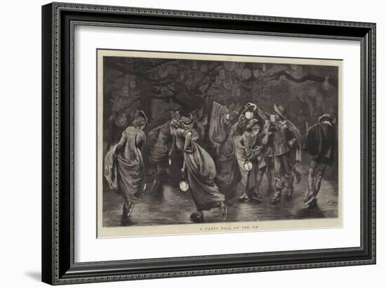 A Fancy Ball on the Ice-Arthur Hopkins-Framed Giclee Print