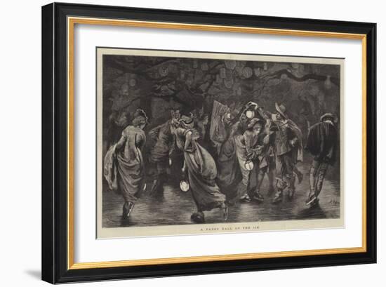 A Fancy Ball on the Ice-Arthur Hopkins-Framed Giclee Print