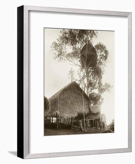 A Fantastic Treehouse at Ekiti Village, Sogeri, Papua New Guinea-null-Framed Photographic Print