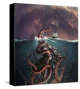 Kraken Canvas Art Prints Paintings Posters Framed Wall Artwork For Sale Art Com
