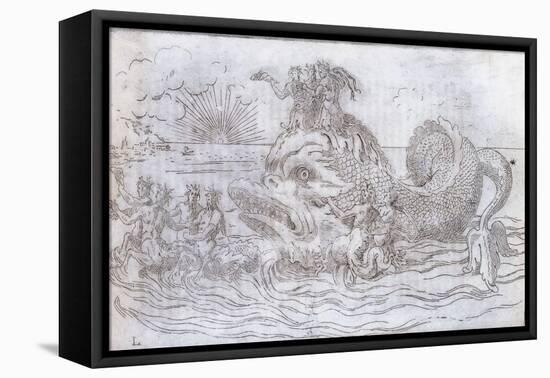 A Fantastical Fish Chariot, 1579-null-Framed Premier Image Canvas