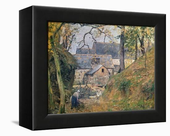 A Farm at Montfoucault, 1894-Camille Pissarro-Framed Premier Image Canvas