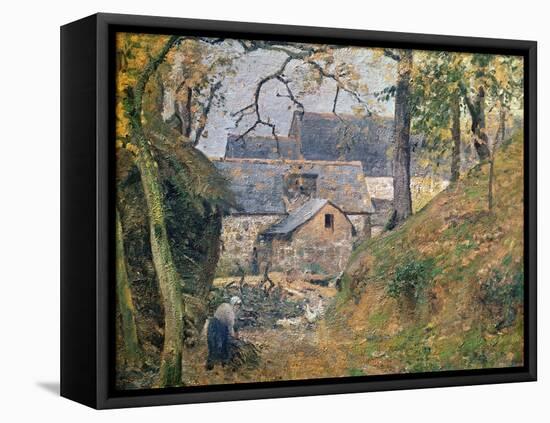 A Farm at Montfoucault, 1894-Camille Pissarro-Framed Premier Image Canvas