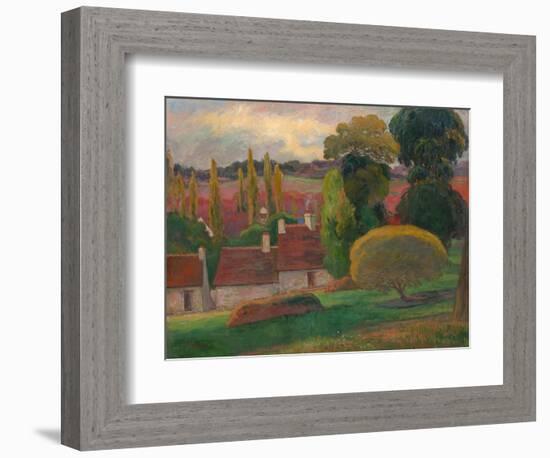 A Farm in Brittany, c.1894-Paul Gauguin-Framed Giclee Print