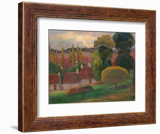 A Farm in Brittany, c.1894-Paul Gauguin-Framed Giclee Print