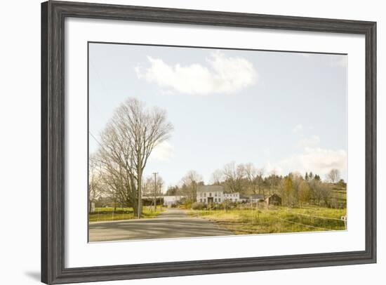 A Farm in Shelburne, Massachusetts, Usa-Susan Pease-Framed Photographic Print
