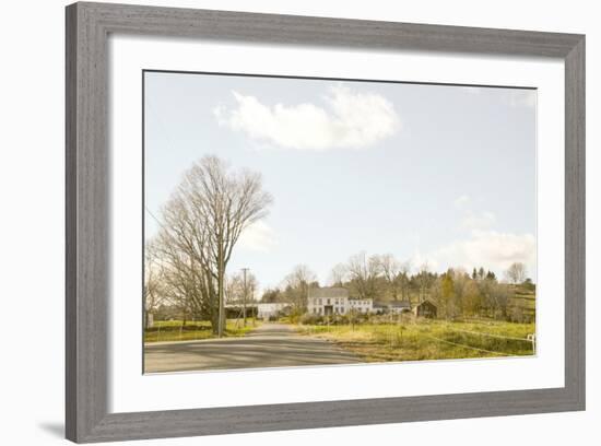 A Farm in Shelburne, Massachusetts, Usa-Susan Pease-Framed Photographic Print