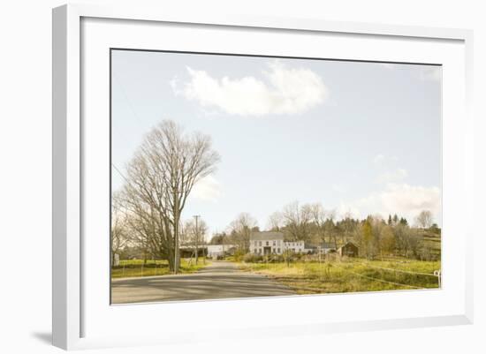 A Farm in Shelburne, Massachusetts, Usa-Susan Pease-Framed Photographic Print