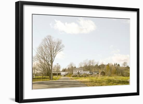 A Farm in Shelburne, Massachusetts, Usa-Susan Pease-Framed Photographic Print