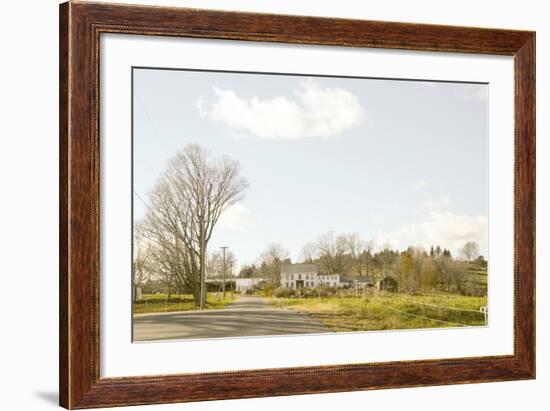 A Farm in Shelburne, Massachusetts, Usa-Susan Pease-Framed Photographic Print