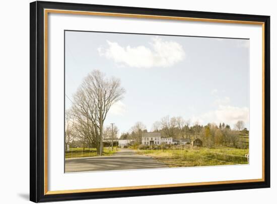 A Farm in Shelburne, Massachusetts, Usa-Susan Pease-Framed Photographic Print