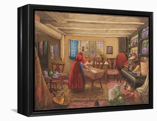 A Farm Kitchen at Clifton-Mary Ellen Best-Framed Premier Image Canvas
