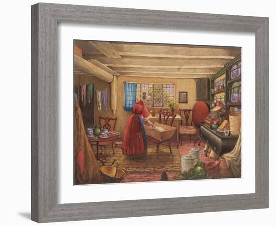 A Farm Kitchen at Clifton-Mary Ellen Best-Framed Giclee Print