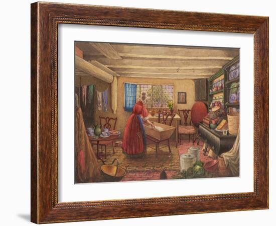 A Farm Kitchen at Clifton-Mary Ellen Best-Framed Giclee Print