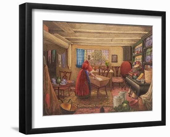 A Farm Kitchen at Clifton-Mary Ellen Best-Framed Giclee Print