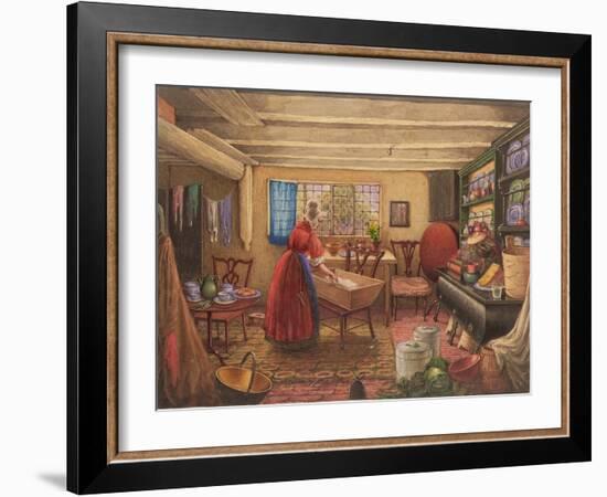 A Farm Kitchen at Clifton-Mary Ellen Best-Framed Giclee Print