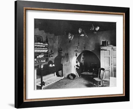 A Farm Kitchen, Orkney, Scotland, 1924-1926-Thomas Kent-Framed Giclee Print