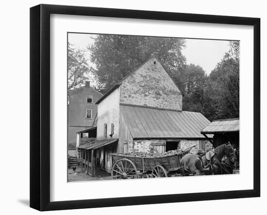 A Farm Yard, Germantown, Pa.-null-Framed Photo