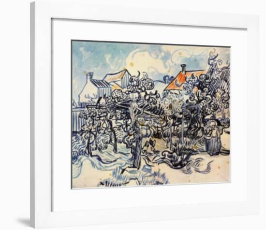 A Farmer's Garden-Vincent van Gogh-Framed Collectable Print