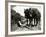 A Farmer Takes a Break with His 2 Horses after Ploughing His Field, 1934-null-Framed Photographic Print