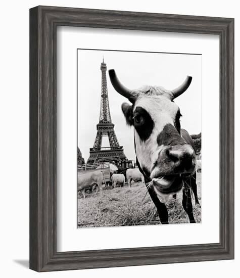 A Farmers Demonstration in Paris-Elise Hardy-Framed Art Print