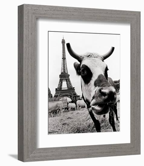 A Farmers Demonstration in Paris-Elise Hardy-Framed Art Print