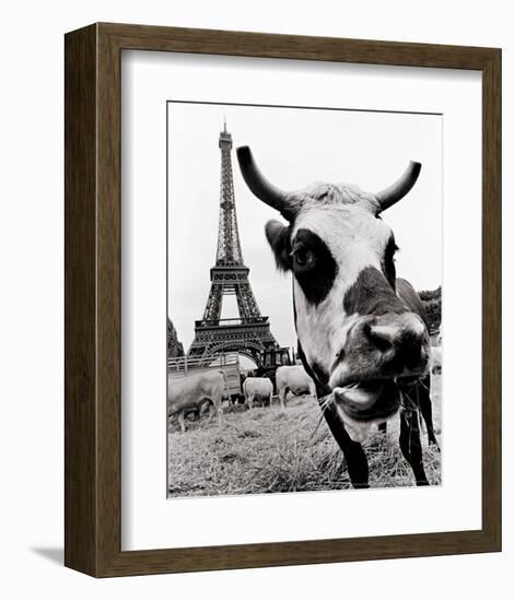 A Farmers Demonstration in Paris-Elise Hardy-Framed Art Print