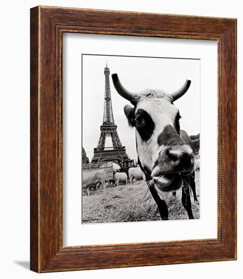 A Farmers Demonstration in Paris-Elise Hardy-Framed Art Print