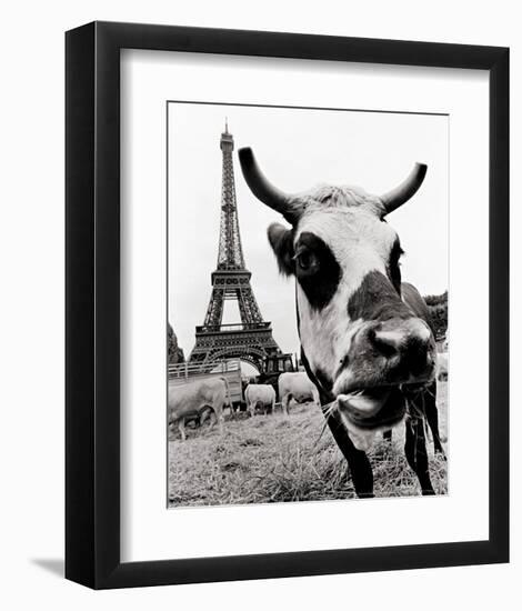 A Farmers Demonstration in Paris-Elise Hardy-Framed Art Print