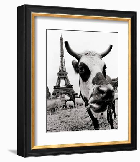 A Farmers Demonstration in Paris-Elise Hardy-Framed Art Print