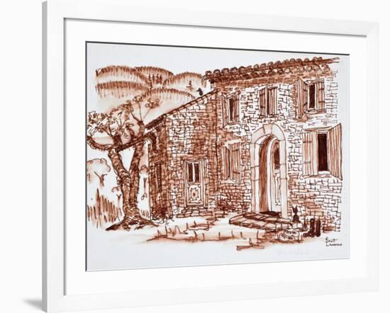 A farmhouse, Grasse, Provence, France.-Richard Lawrence-Framed Photographic Print