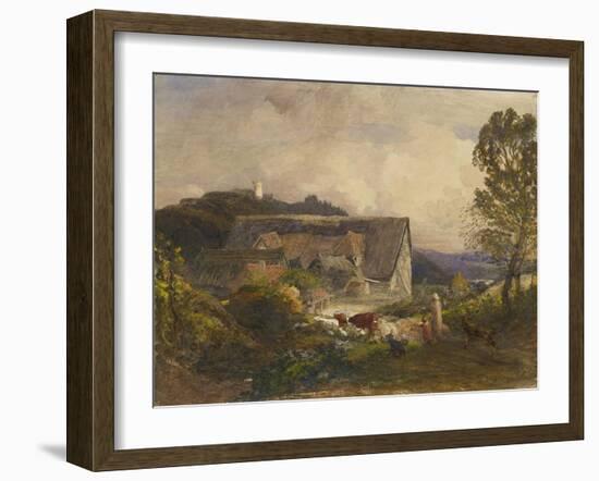 A Farmyard at Princes Risborough, 19th Century-Samuel Palmer-Framed Giclee Print