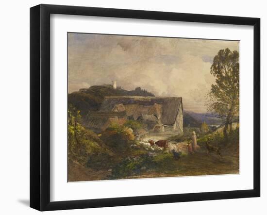 A Farmyard at Princes Risborough, 19th Century-Samuel Palmer-Framed Giclee Print