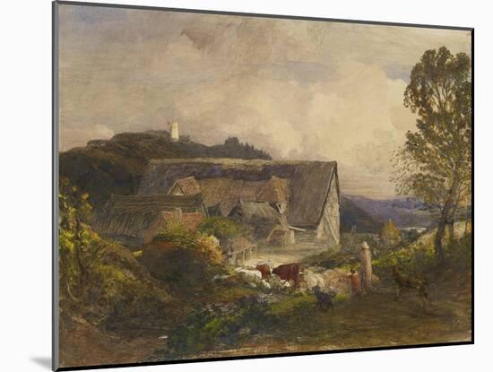 A Farmyard at Princes Risborough, 19th Century-Samuel Palmer-Mounted Giclee Print