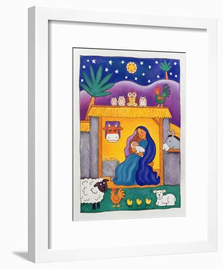 A Farmyard Nativity, 1996-Cathy Baxter-Framed Giclee Print