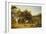 A Farmyard with Horses and Ponies, Berkshire, Saddlebacks, Alderney Shorthorn Cattle, Bantams,…-John Frederick Herring I-Framed Giclee Print