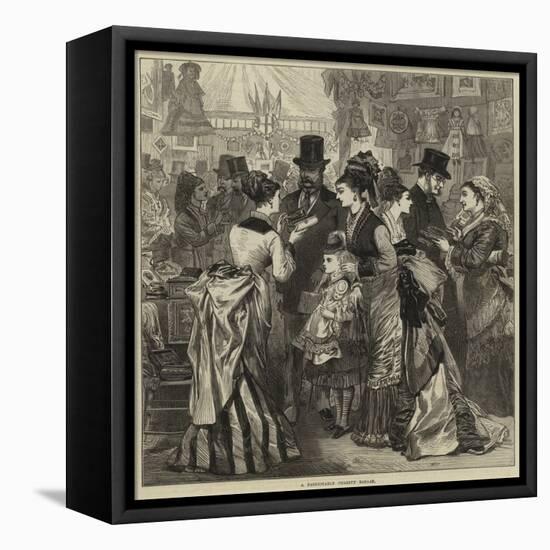 A Fashionable Charity Bazaar-Arthur Hopkins-Framed Premier Image Canvas