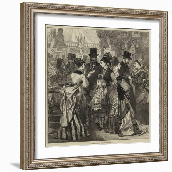 A Fashionable Charity Bazaar-Arthur Hopkins-Framed Giclee Print