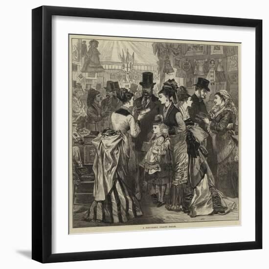 A Fashionable Charity Bazaar-Arthur Hopkins-Framed Giclee Print