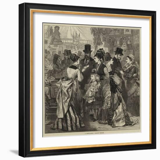 A Fashionable Charity Bazaar-Arthur Hopkins-Framed Giclee Print